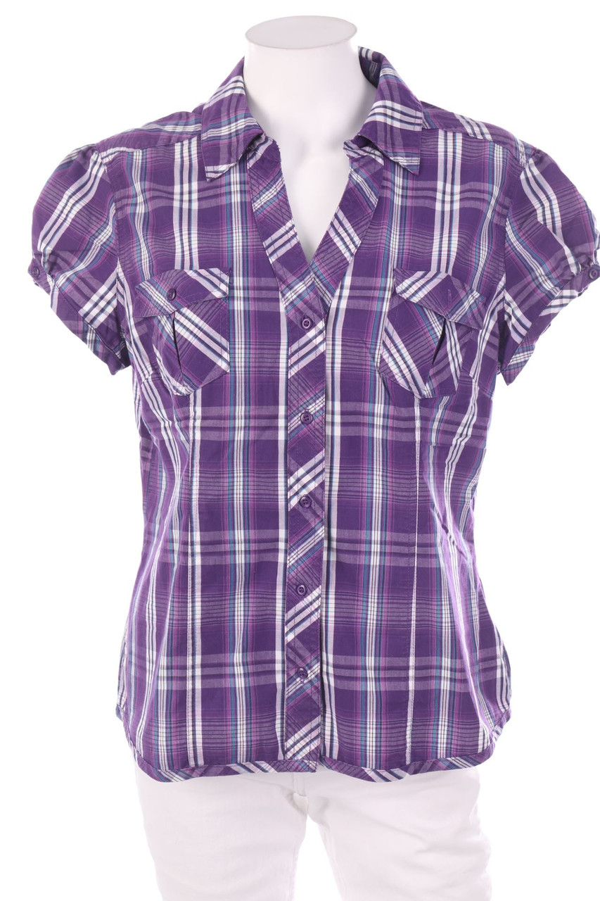 COLOURS OF THE WORLD - Hemd-Bluse mit kurzem Ärmel - XL