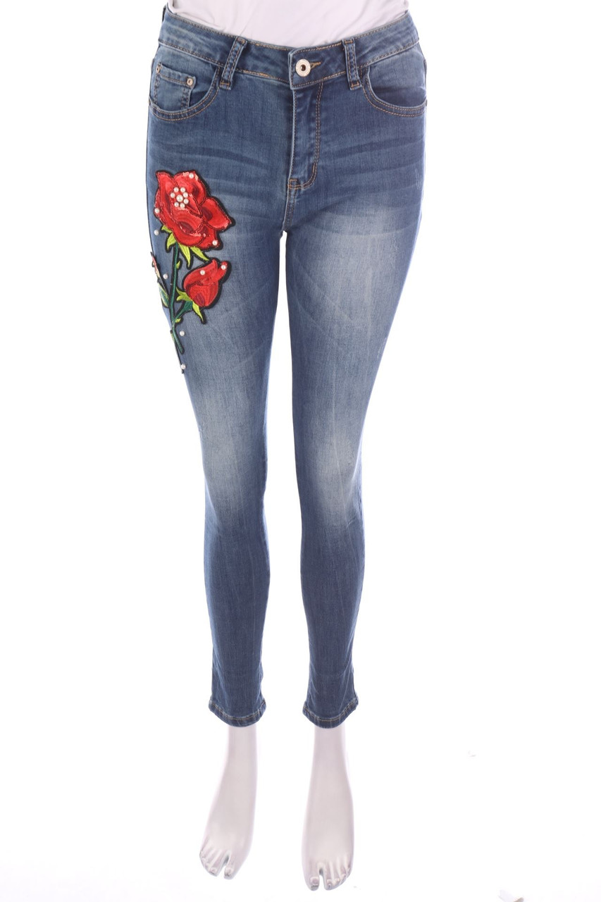 SECONDHAND - Used Look Skinny-Jeans - M