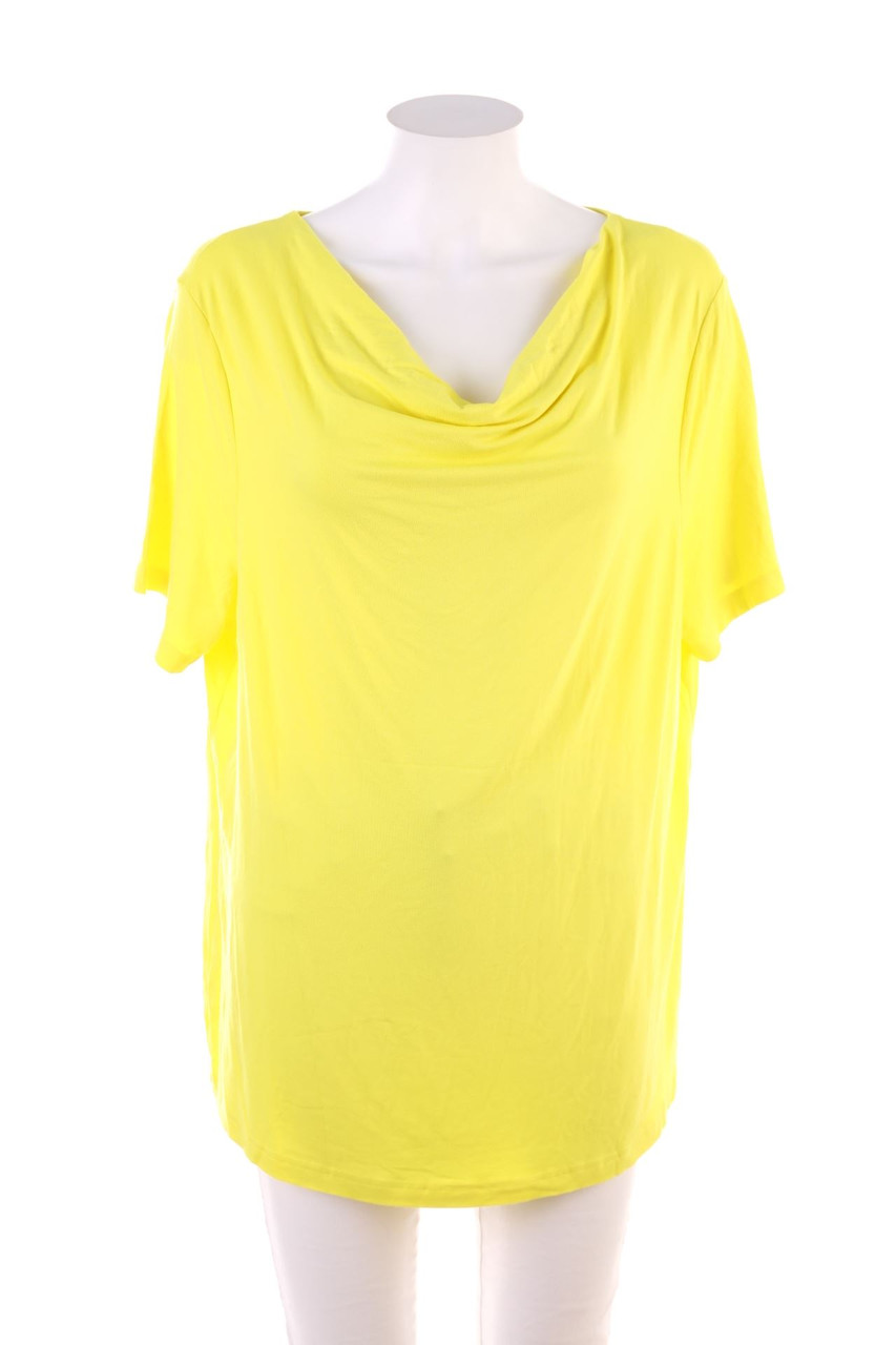 SECONDHAND - Shortsleeve-Shirt with Cowl Neck - 3XL