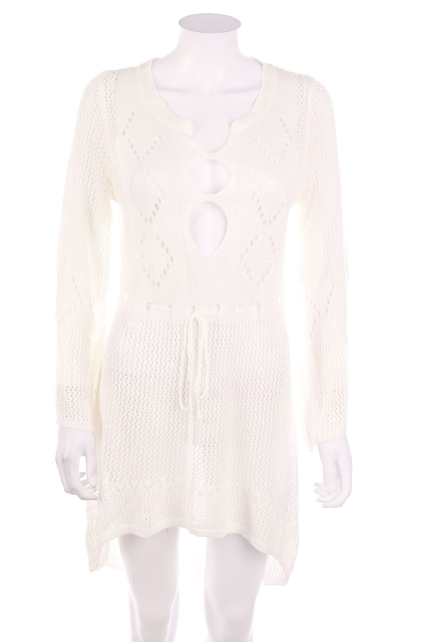 No Label - Knit Dress, Open Knit - ONE SIZE