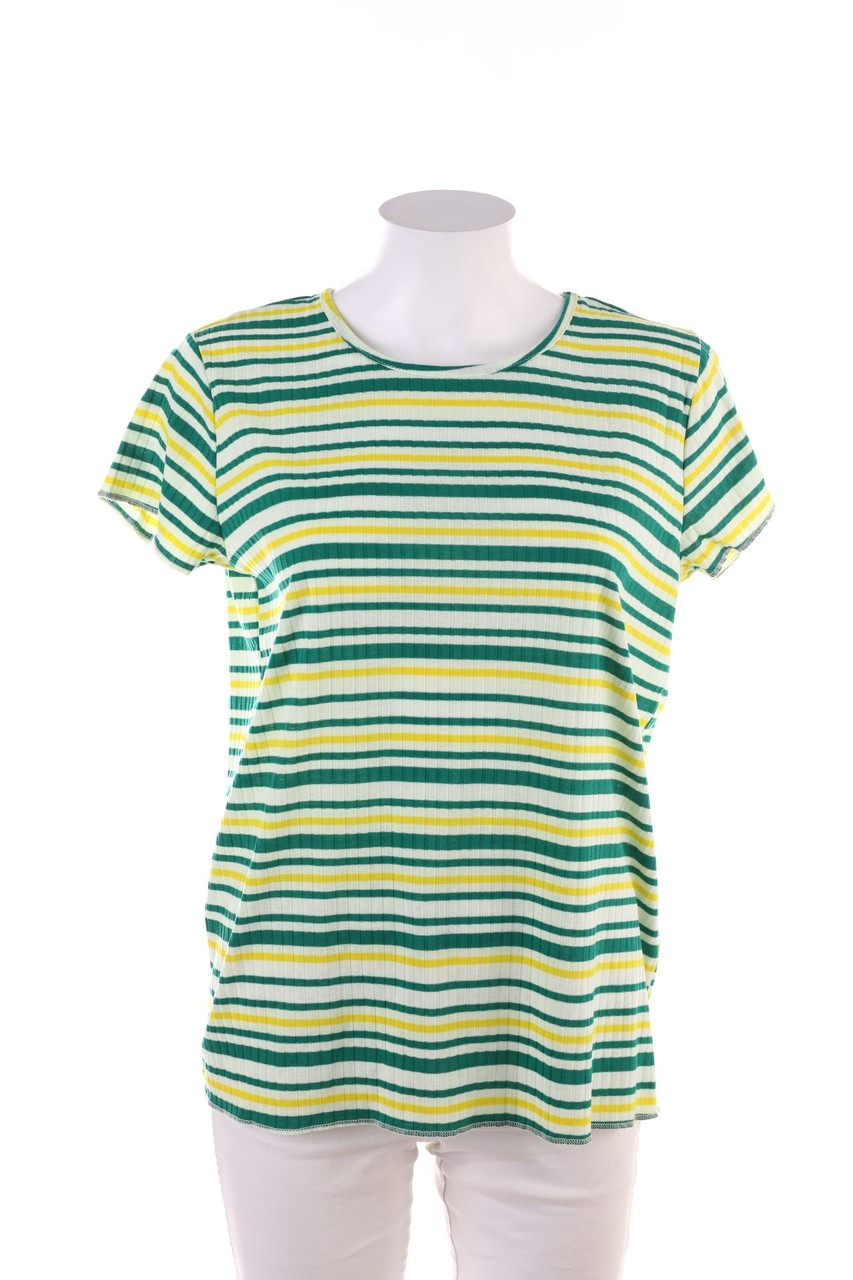 Janina - Streifen-Kurzarm-Shirt - XL