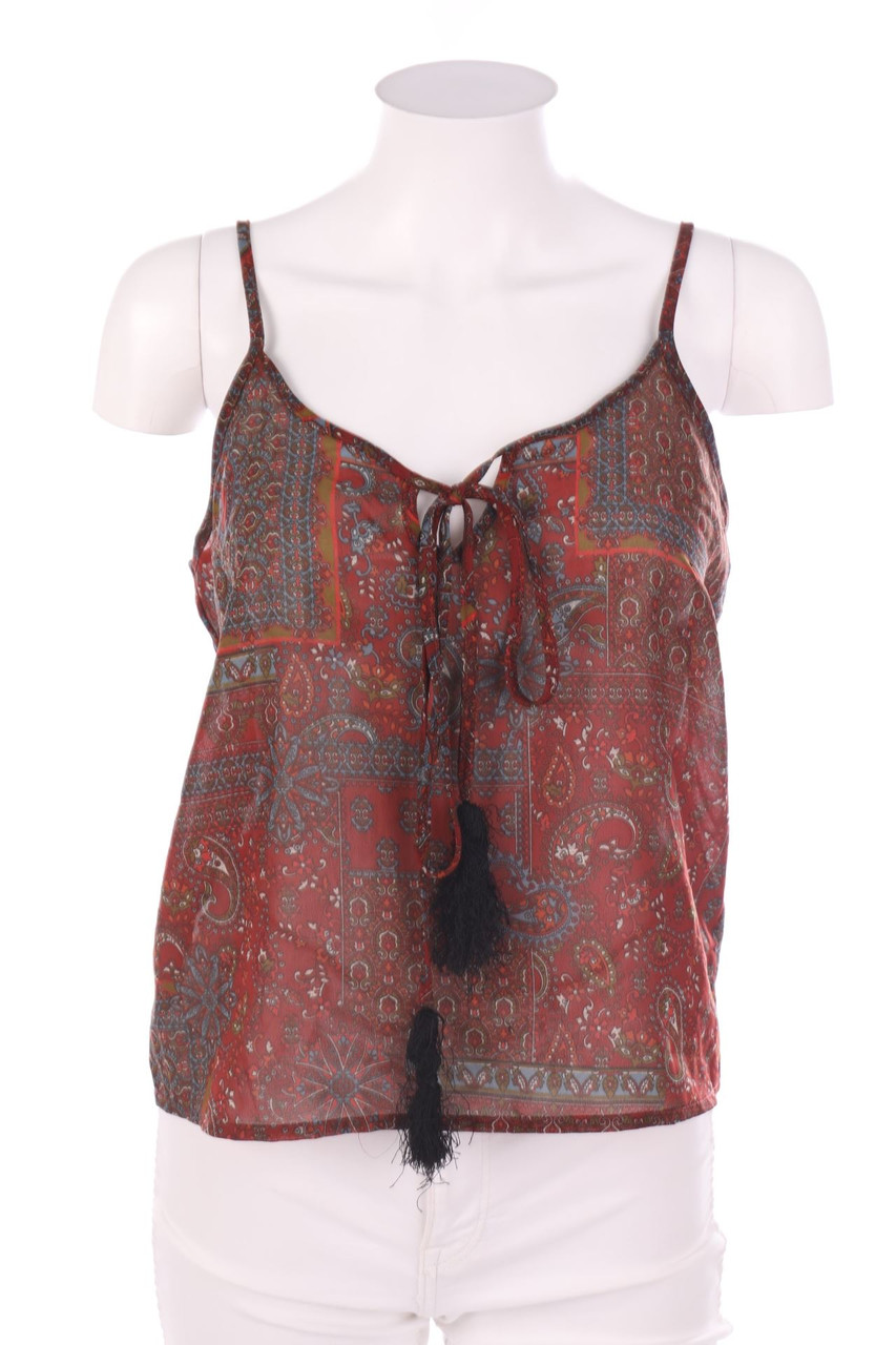 Influence - Blouse Top with Paisley Print - D 38