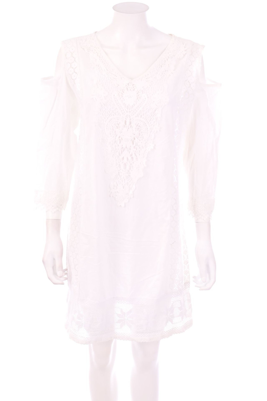 No Label - Boho Dress with Lace - XL