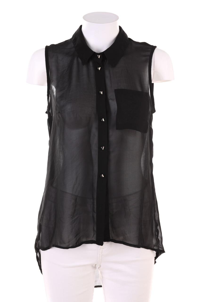 crazy world - Sleeveless Shirt Blouse - M