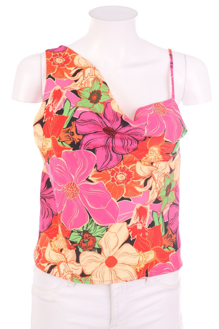 No Label - Top with Flower Print - S