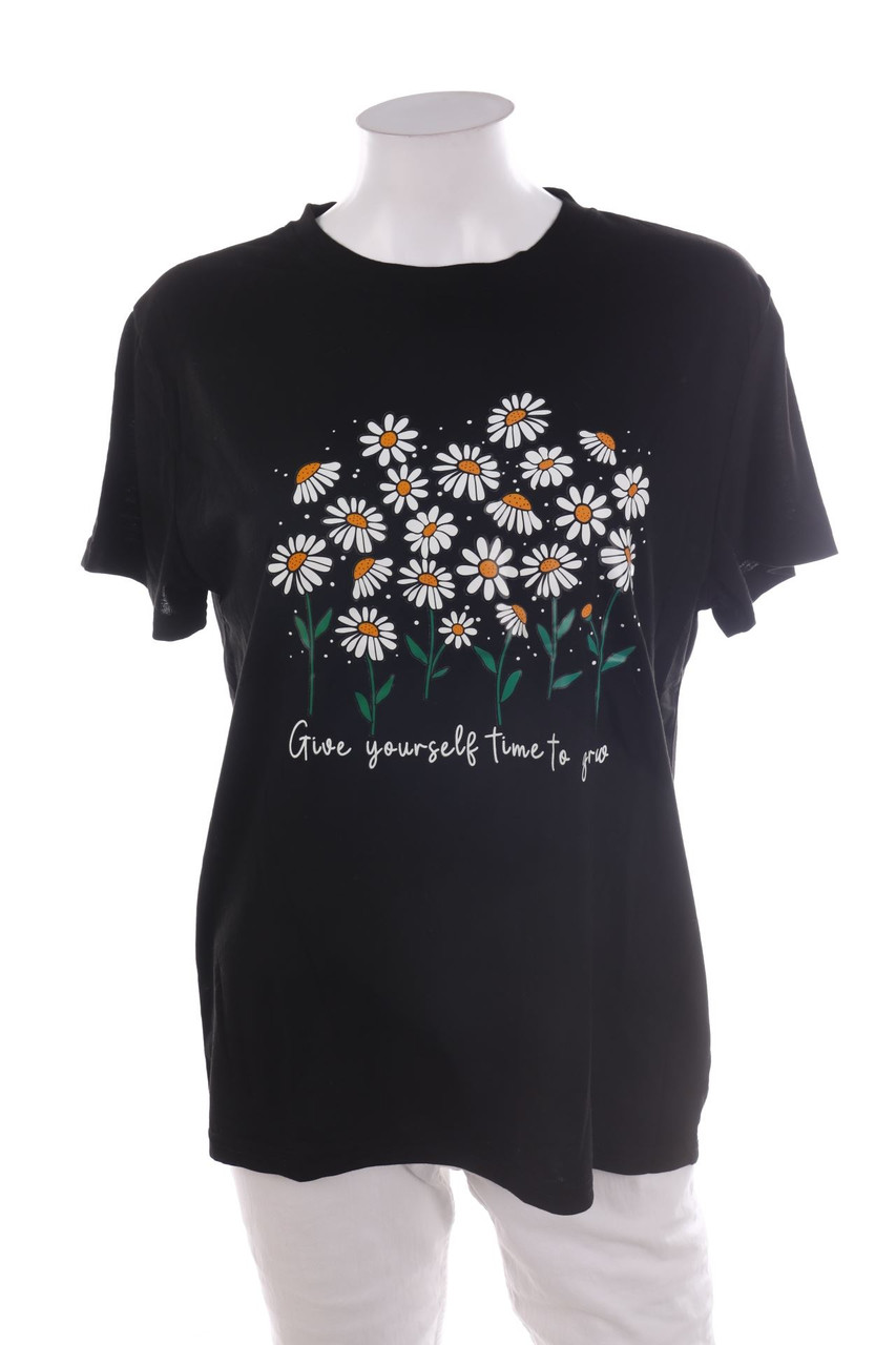 SHEIN - Kurzarm-Shirt mit Print - M