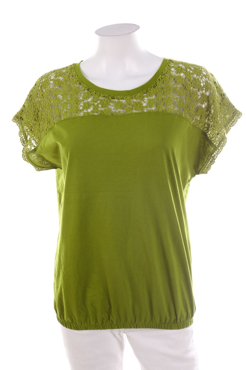 RAINBOW - Shortsleeve-Shirt with Lace - S