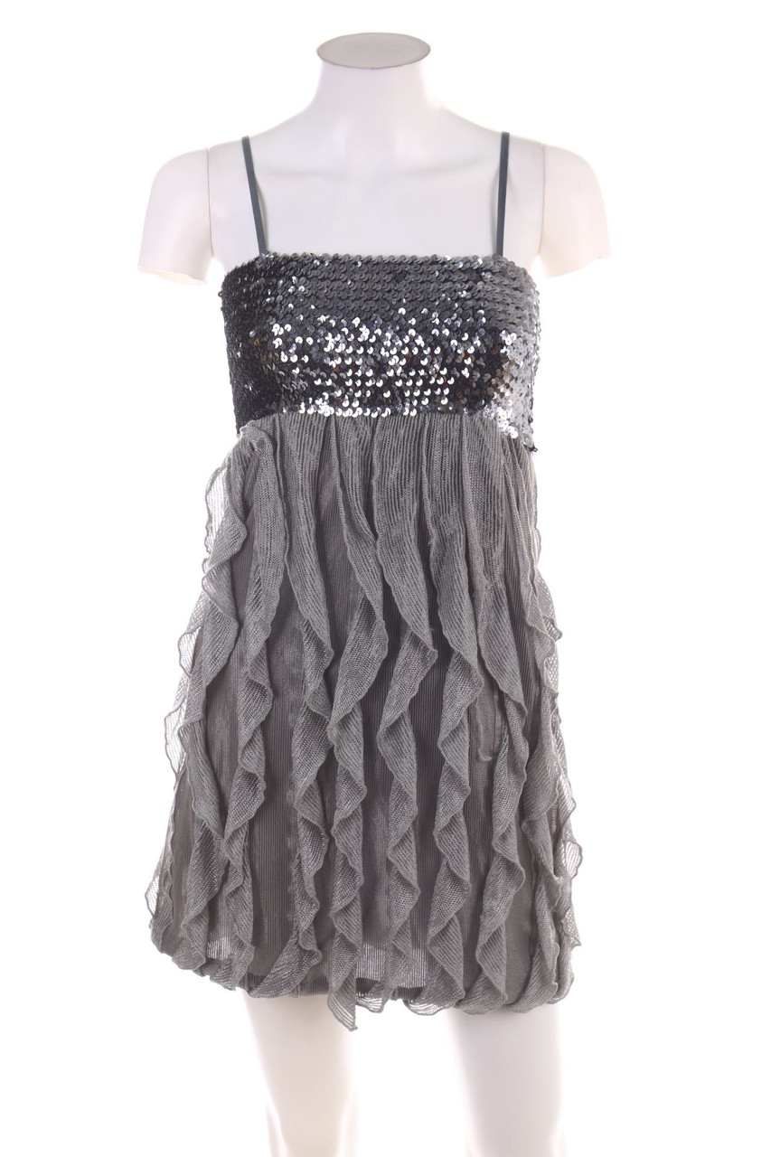 Maner - Knit-Volants-Dress with Sequins - D 32