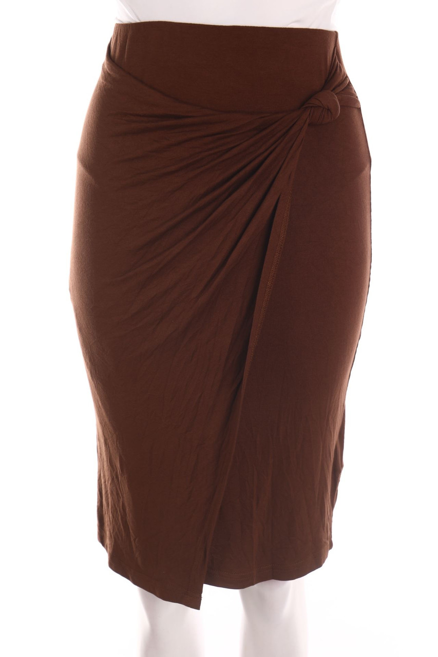 No Label - Skirt with Wrap-Effect - D 32