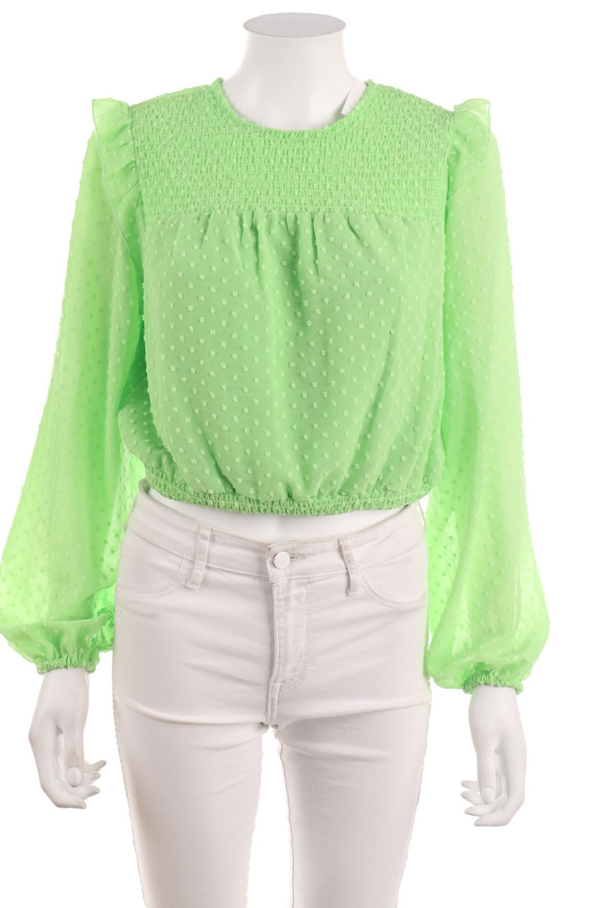 No Label - Blouse with Volants - D 36