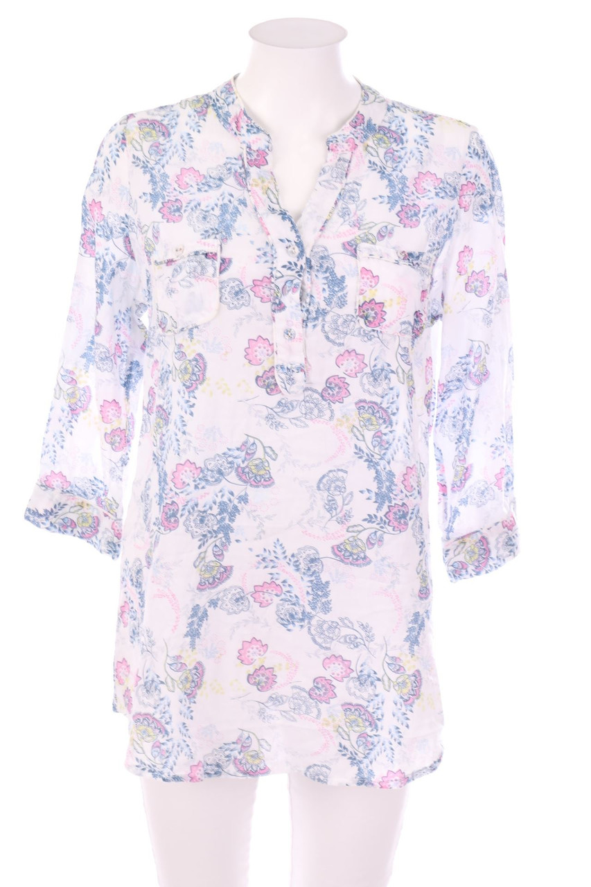 Black Box - Baumwoll-Bluse mit floralem Muster - S