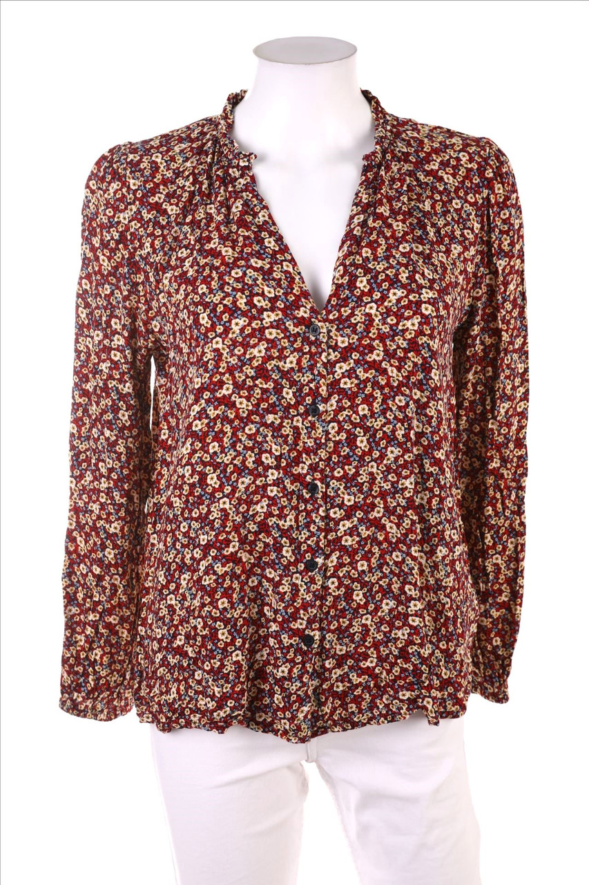ESPRIT - Bluse mit Blumen-Print - M