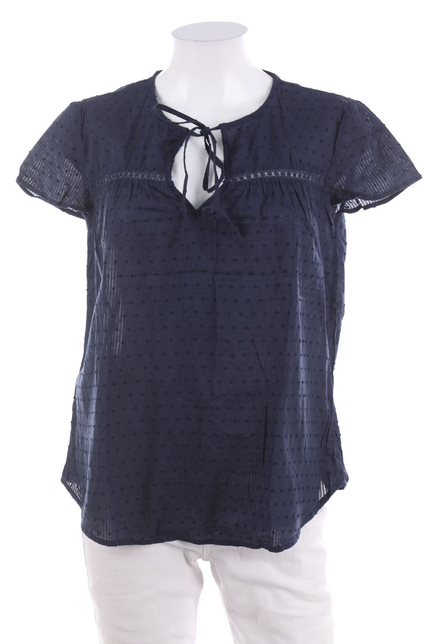 No Label - Shortsleeve Blouse with Lace - D 42