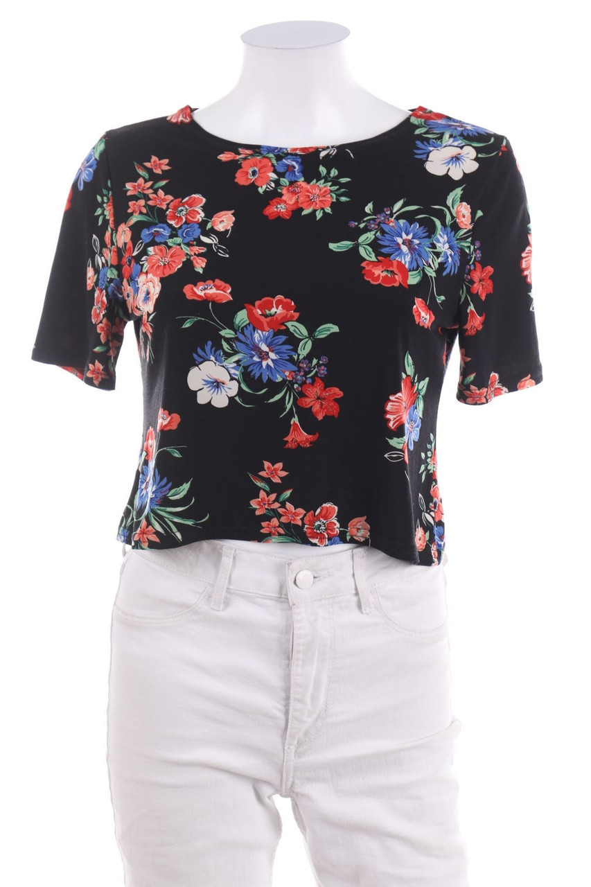 PITTARELLO - Cropped-Shirt mit Blumen-Print - D 36