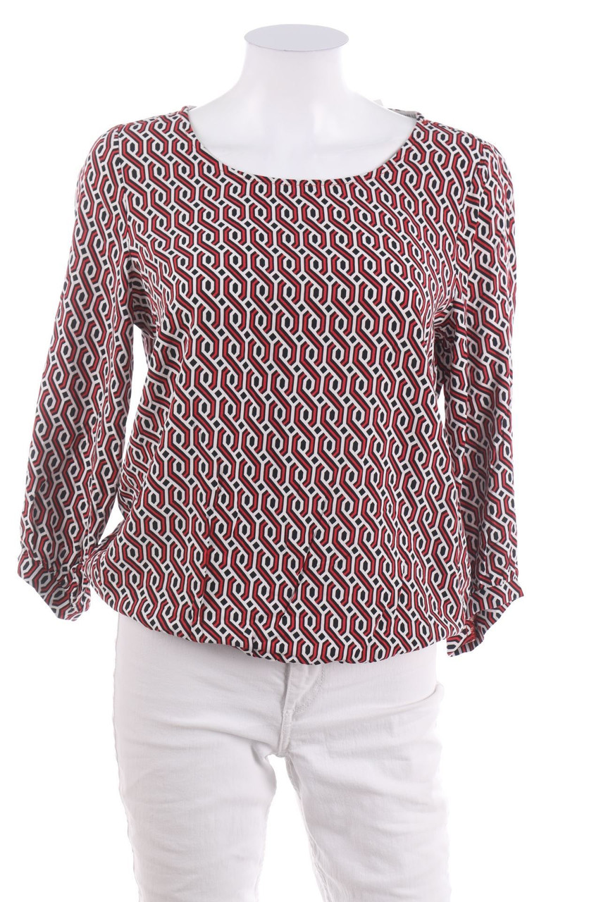 SECONDHAND - Patterned Blouse with 3/4 Sleeve - D 38
