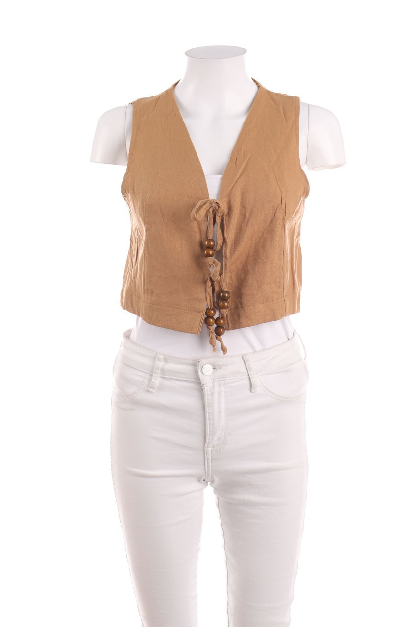 No Label - Gilet with Pearls - D 34