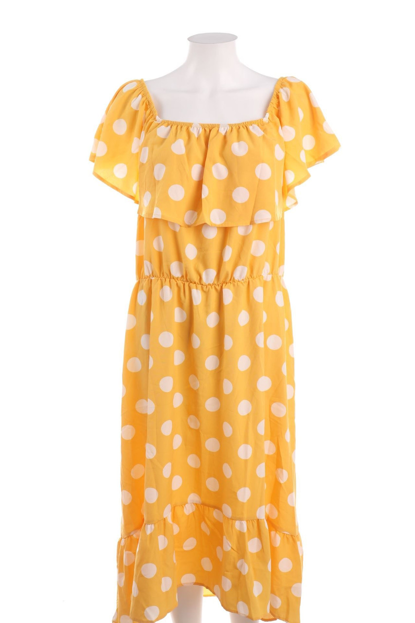 SHEIN - Carmen-Summer-dress with Dots - XXL
