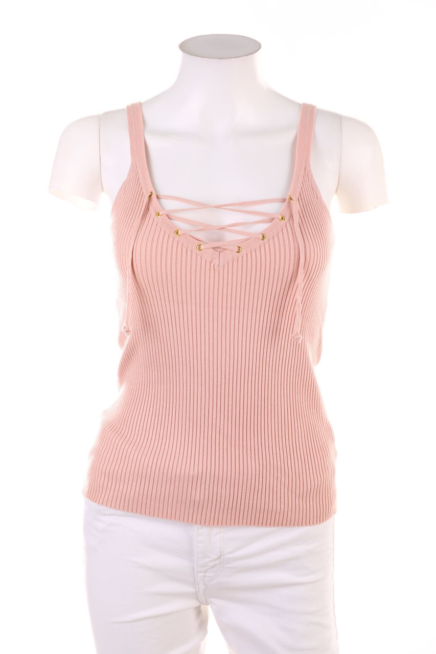 TALLY WEiJL - Knitted Top With V-Neck - S