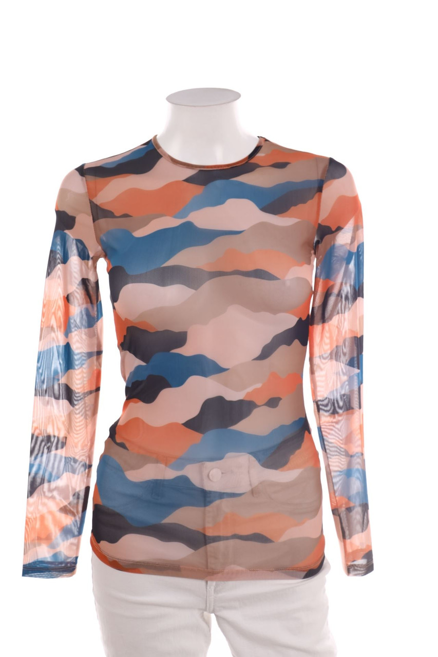 MONKI - Mesh-Longsleeve-Shirt - XS