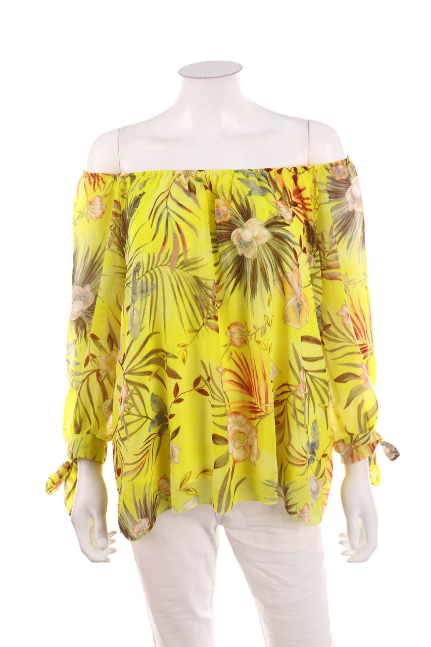 No Label - Carmen-Blouse with 3/4 Sleeve - D 44