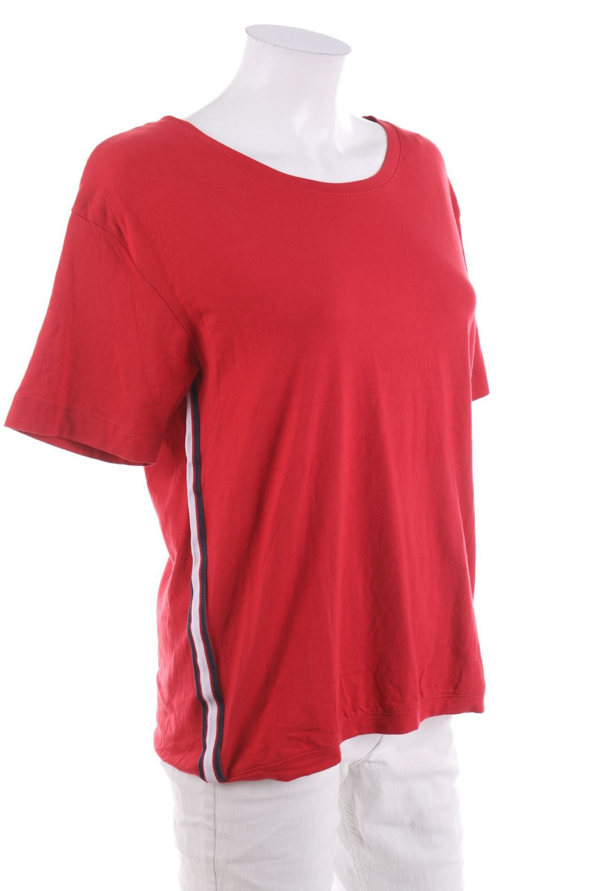 No Label - Shortsleeve-Shirt with Braid Stripes - D 44