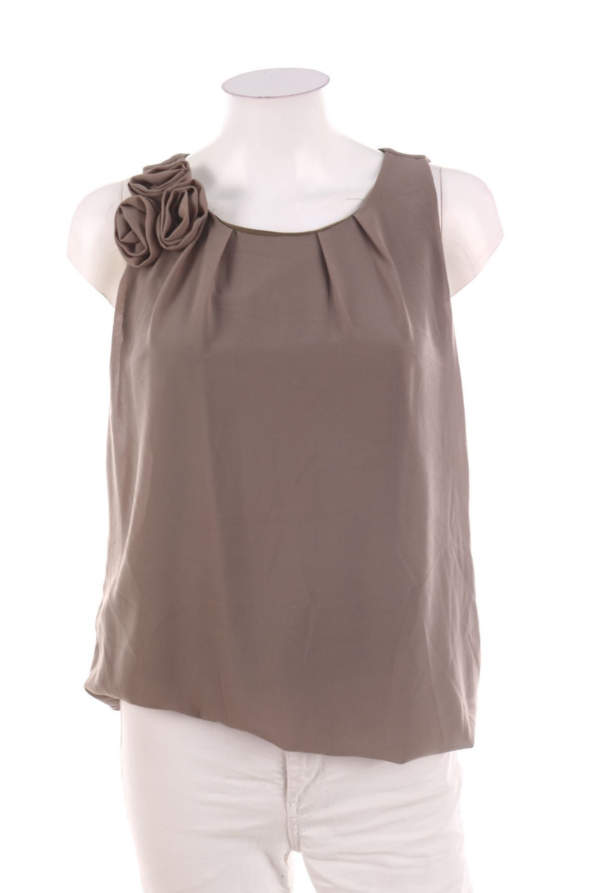 No Label - Blouse Top with Applications - D 38