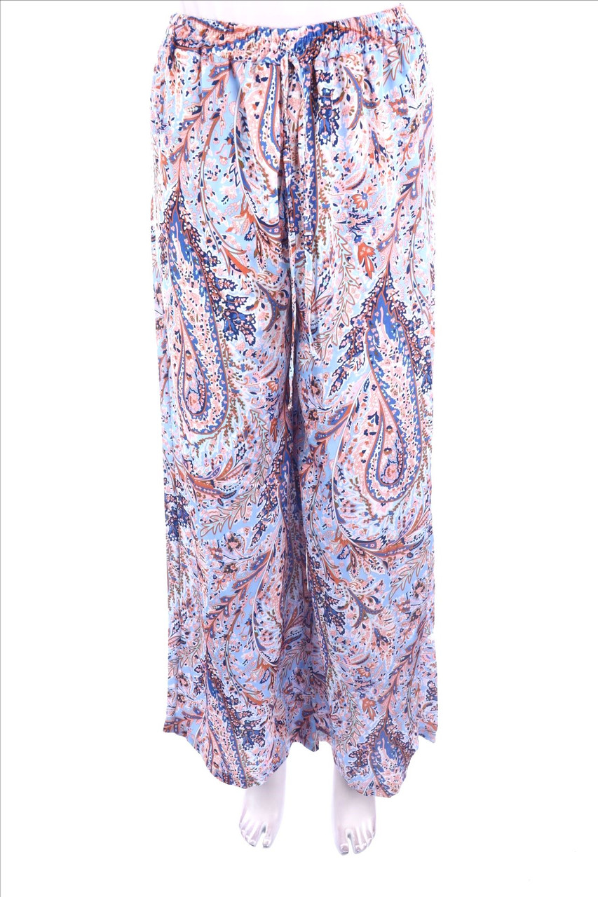 zebra - Palazzo-Hose mit Paisley-Print - M