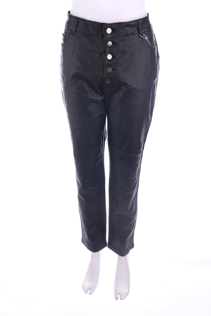 SHEIN - Coated Straight Cut Jeans - 2XL