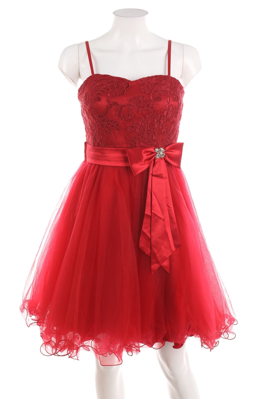 LAUTINEL - Tulle-Cocktail Dress with Bow - D 38