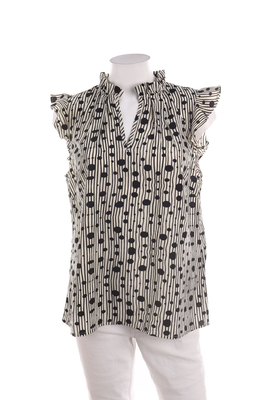 BODYFLIRT - Kurzarm-Bluse - L