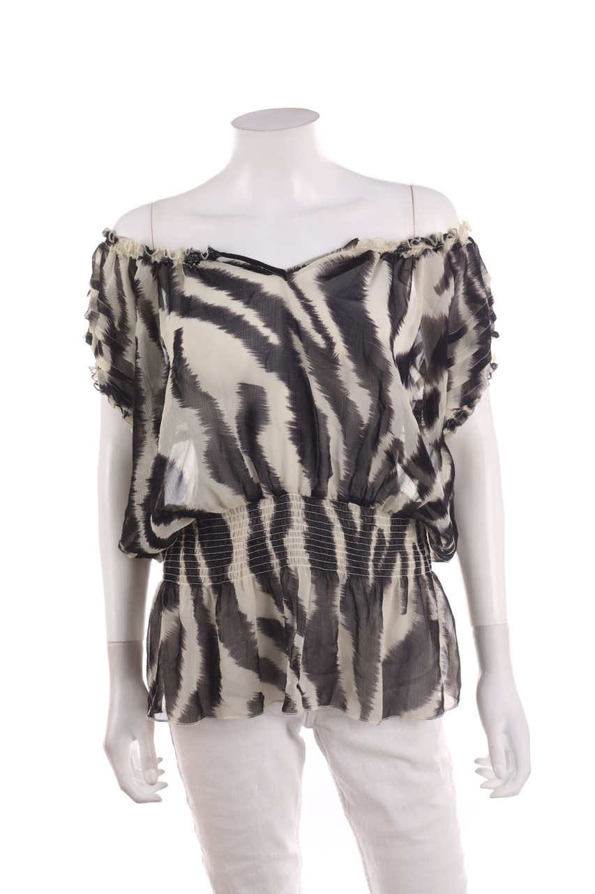 Madonna - Kurzarm-Bluse - XL