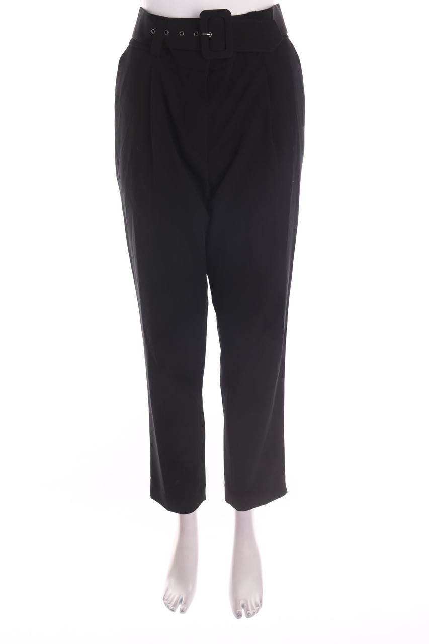 C&A - High Waist-Bundfaltenhose mit Gürtel - L