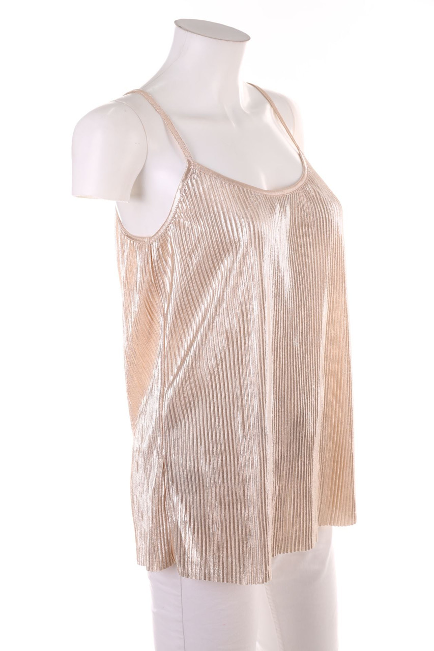 page one - Top mit Metallic-Effekt - L