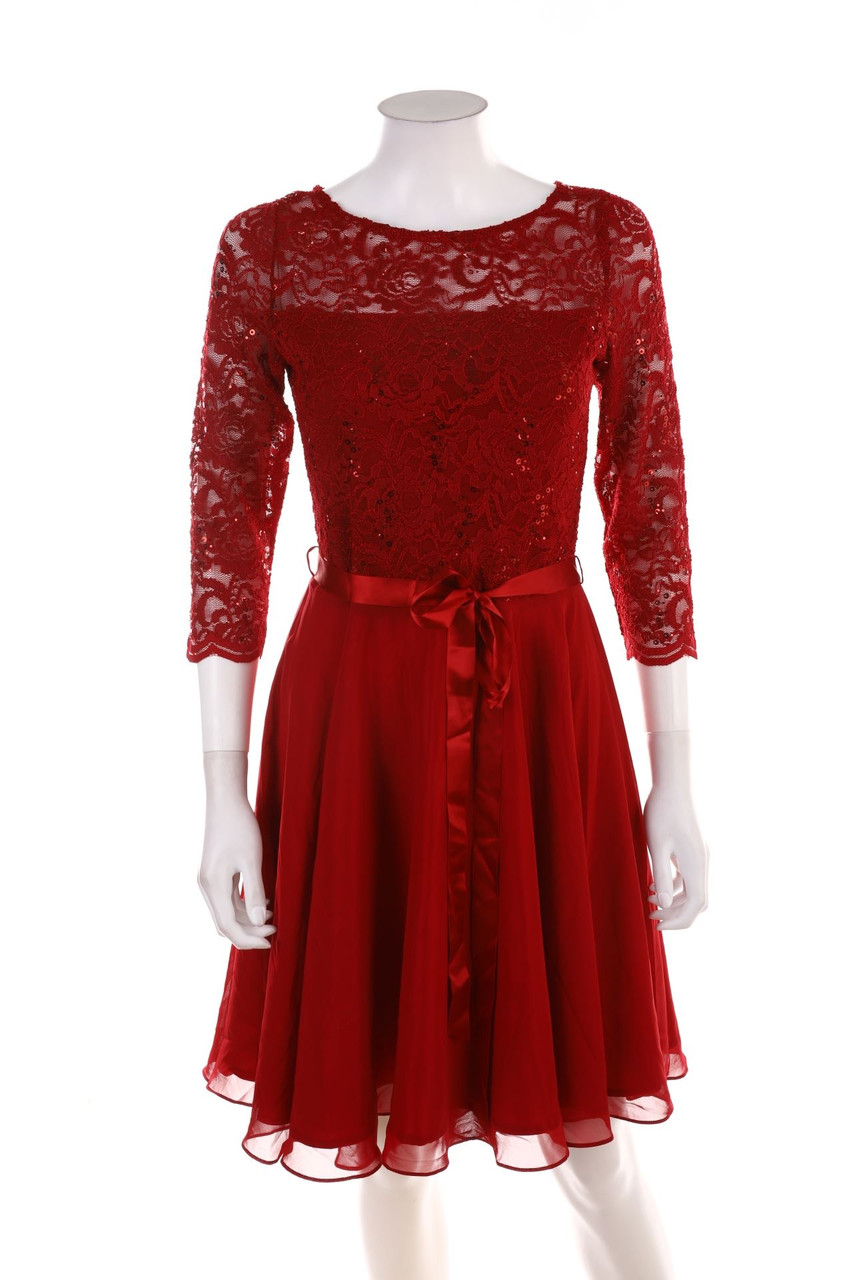 SWING - Cocktail Dress with Sequins - M