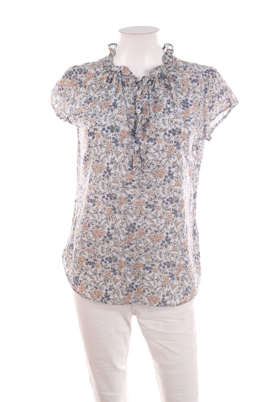C&A - Shortsleeve Blouse with Flower Print - D 38-40