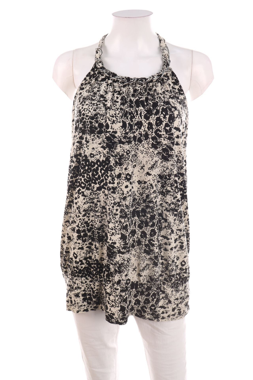 Laura Scott - Y2K-Neckholder-Top mit Kette - D 36-38