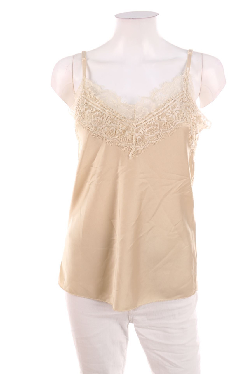 No Label - Blouse Top with Lace - D 36