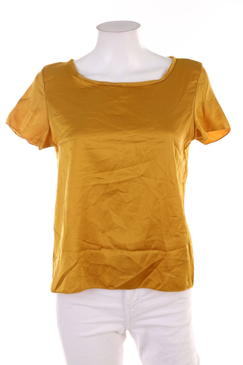 TODAY - Satin Shortsleeve Blouse - S