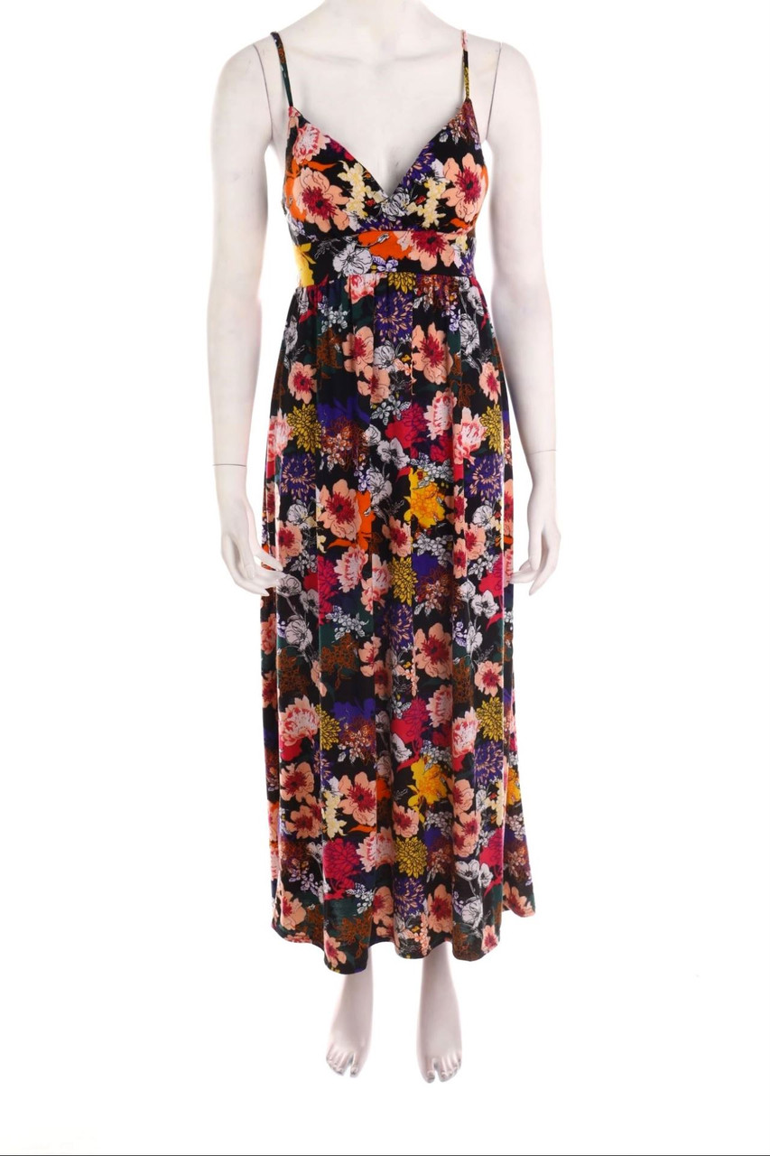 Laura Torelli - Maxi Dress with Flower Print - S