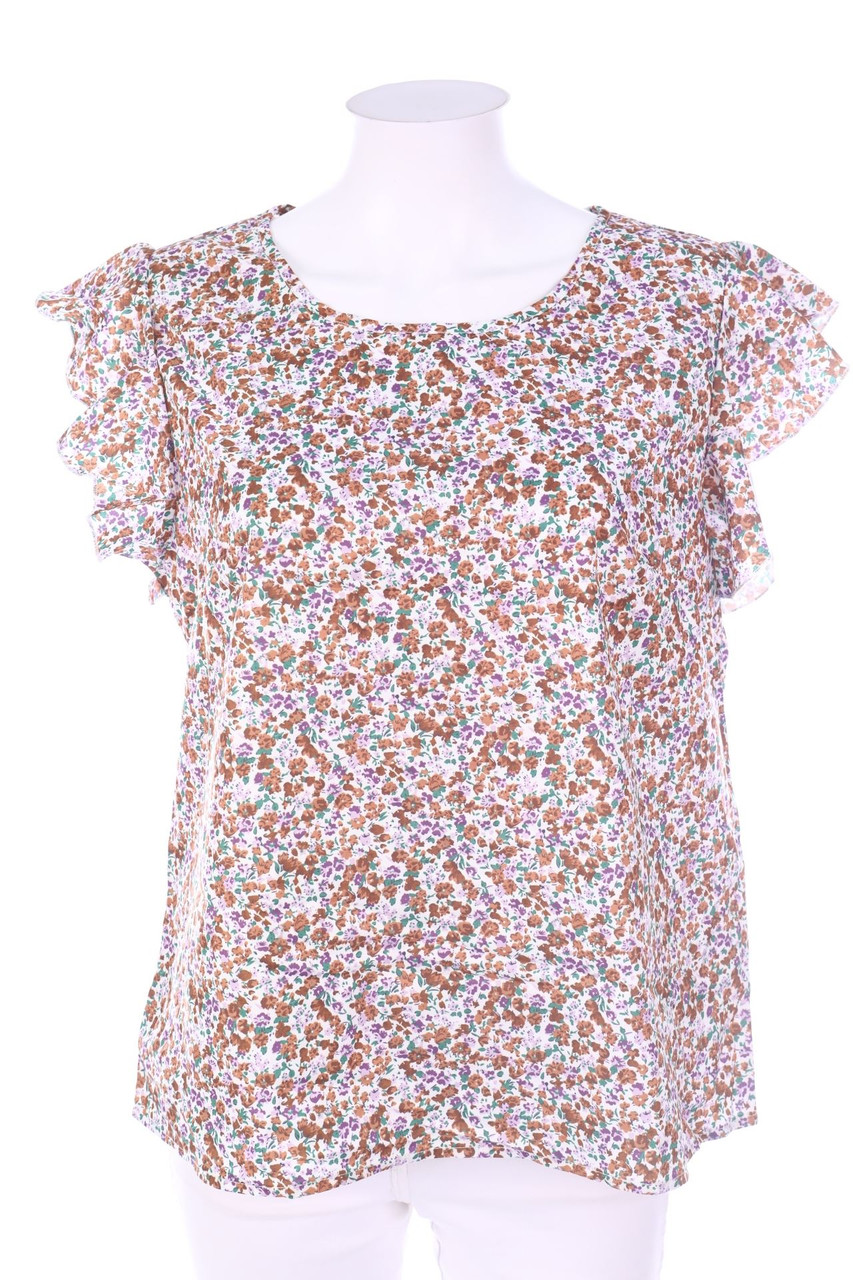 SHEIN - Kurzarm-Bluse - L