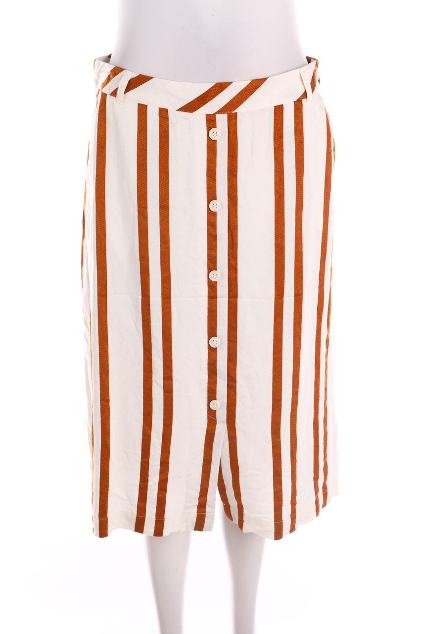 comma - Rock mit Streifen - M