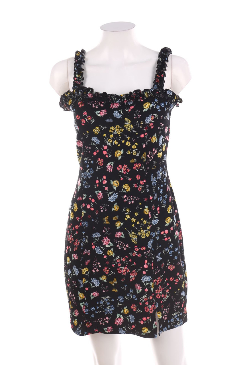 H&M - Minikleid mit Blumen-Print - L