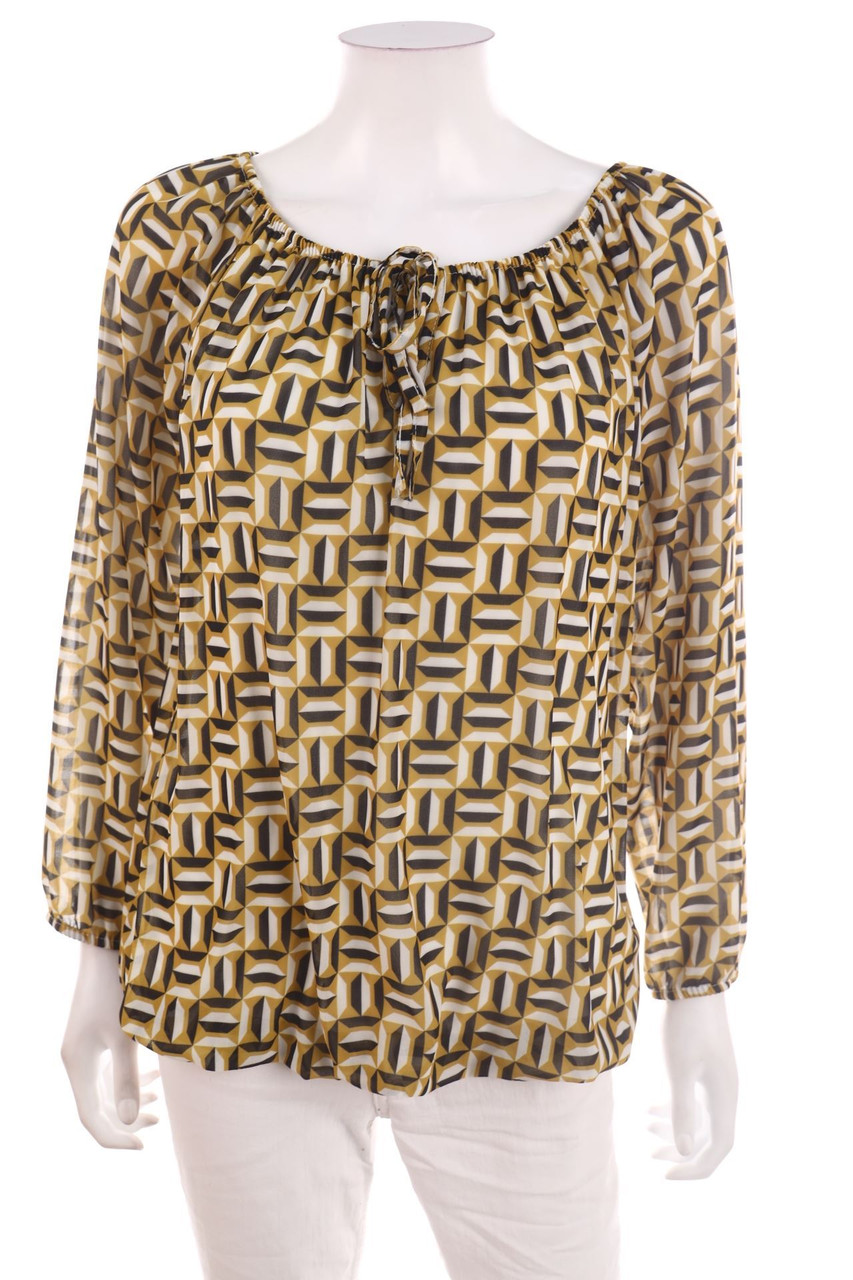 No Label - Off-the-shoulder blouse with Pattern - D 38-40