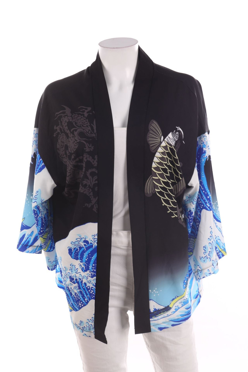 LAI MENG FIVE CATS - Kimono mit Muster - ONE SIZE