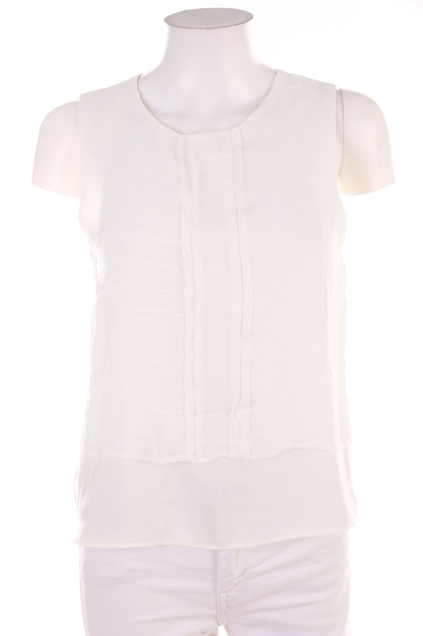 ZARA - Blusentop mit Falten - S