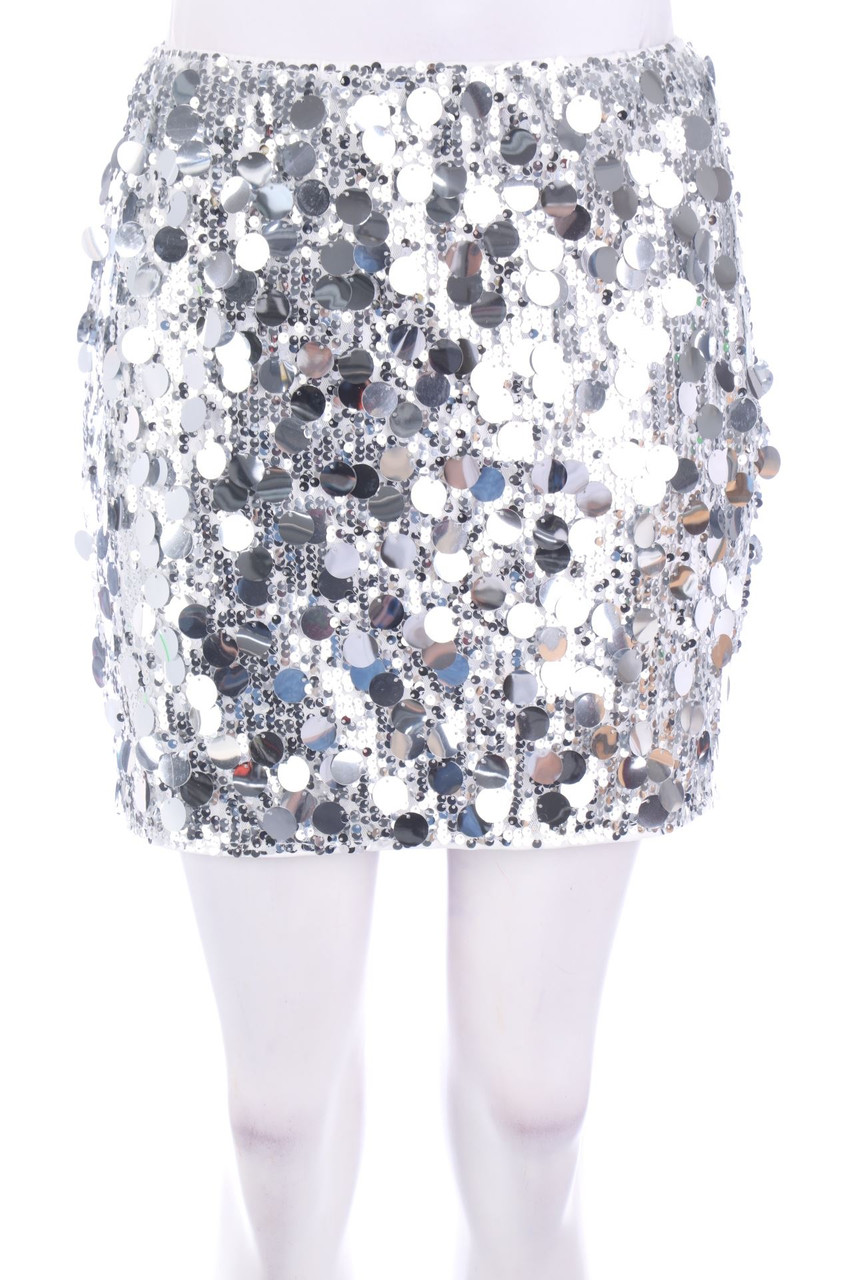 SHEIN - Pailletten-Party-Minirock - L