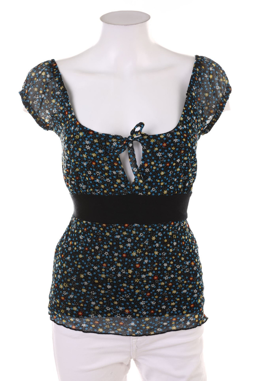 avanti - Kurzarm-Shirt mit floralem Muster - S