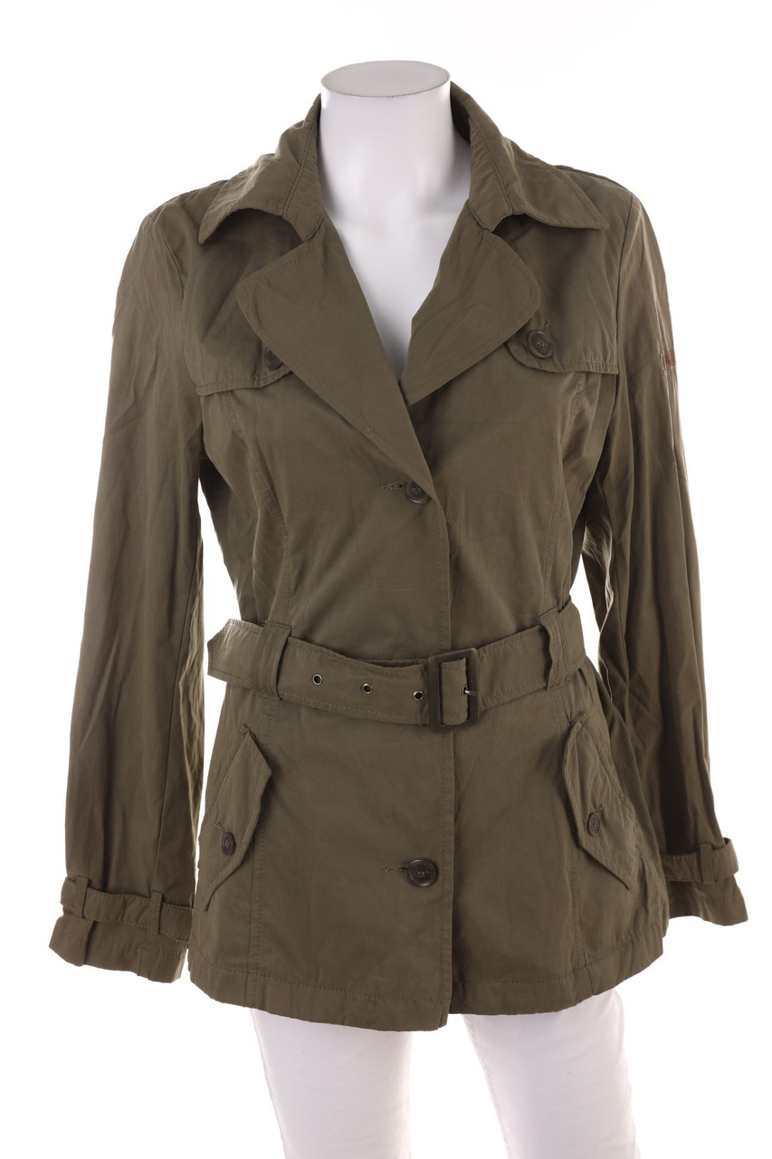 s.Oliver - Military Style Jacket with Belt - M