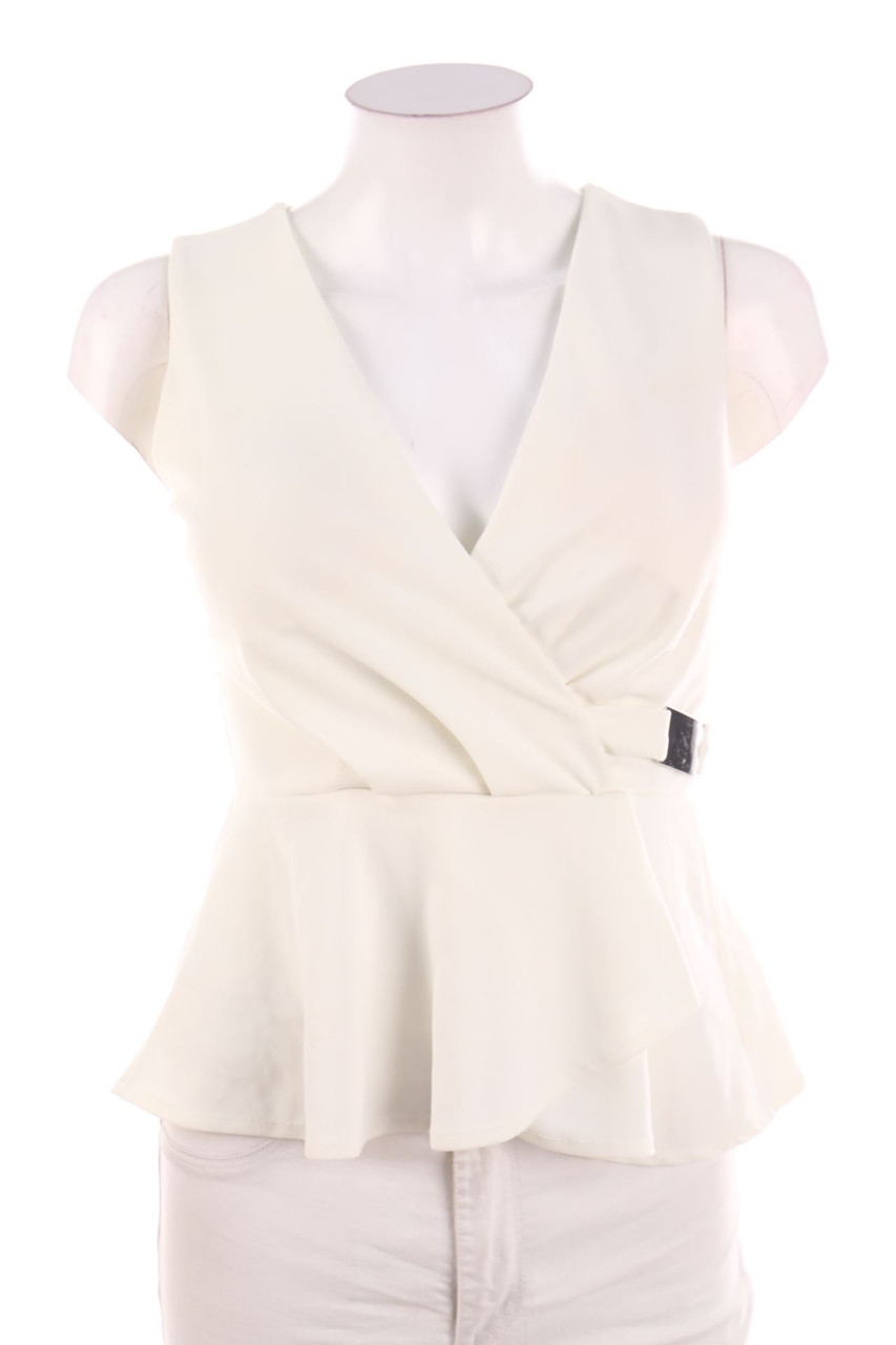 No Label - Blouse Top, Peplum - D 34