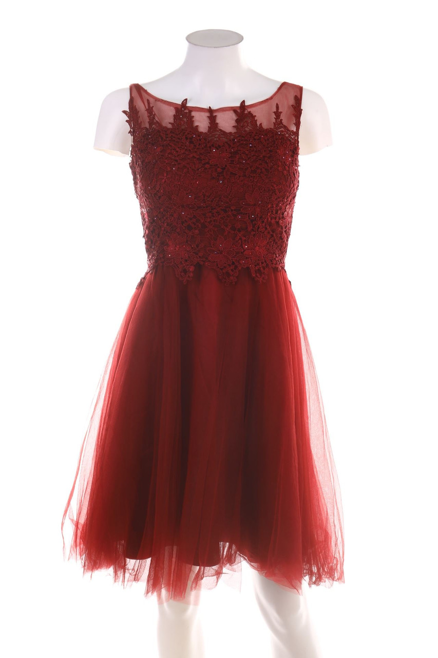 SECONDHAND - Tulle-Cocktail Dress with Lace - D 32-34